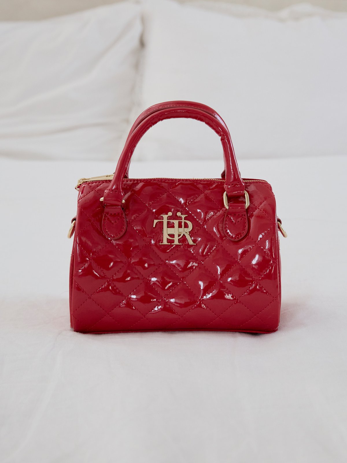 AMAIL Quilting boston bag 晒せ
