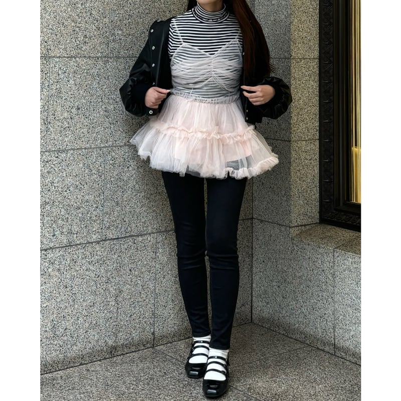 Treat ürself バレリーナフェアリーチュールペプラムトップス