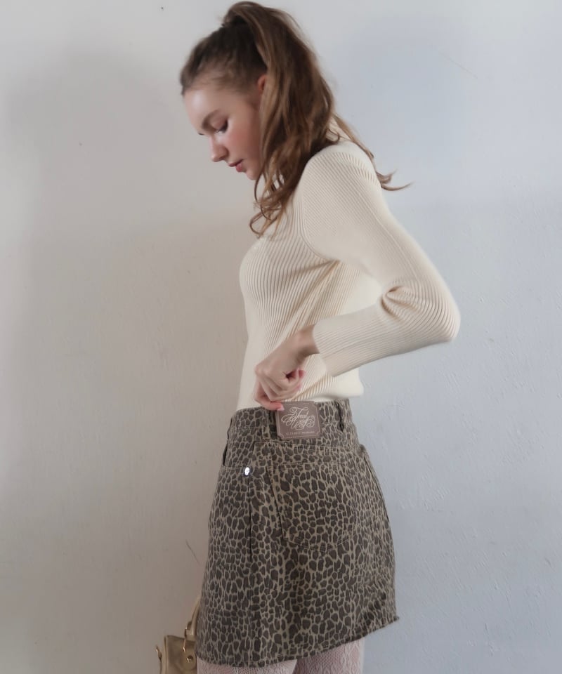 leopard mini skirt | Treat ürself leopard mini skirt | Treat ürself