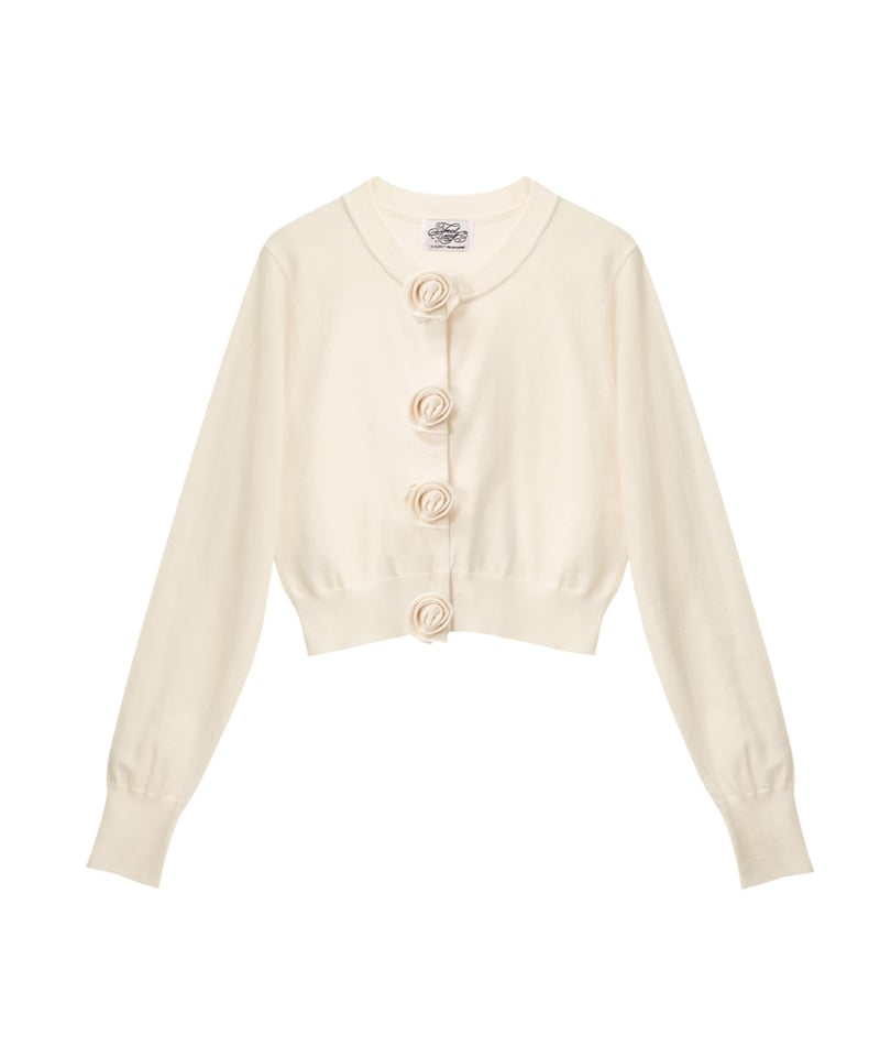 Rose flower motif cardigan | Treat ürself Rose flower motif cardigan | Treat ürself