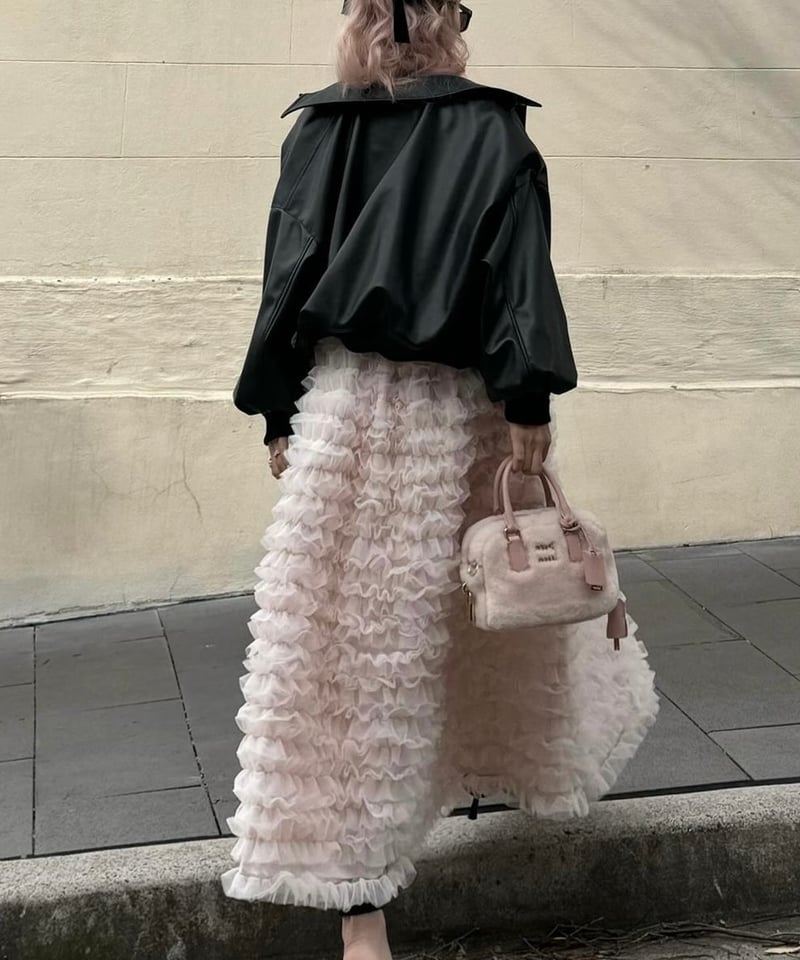 Ballerina” volume tulle long skirt | Treat ürself Ballerina” volume tulle long skirt | Treat ürself