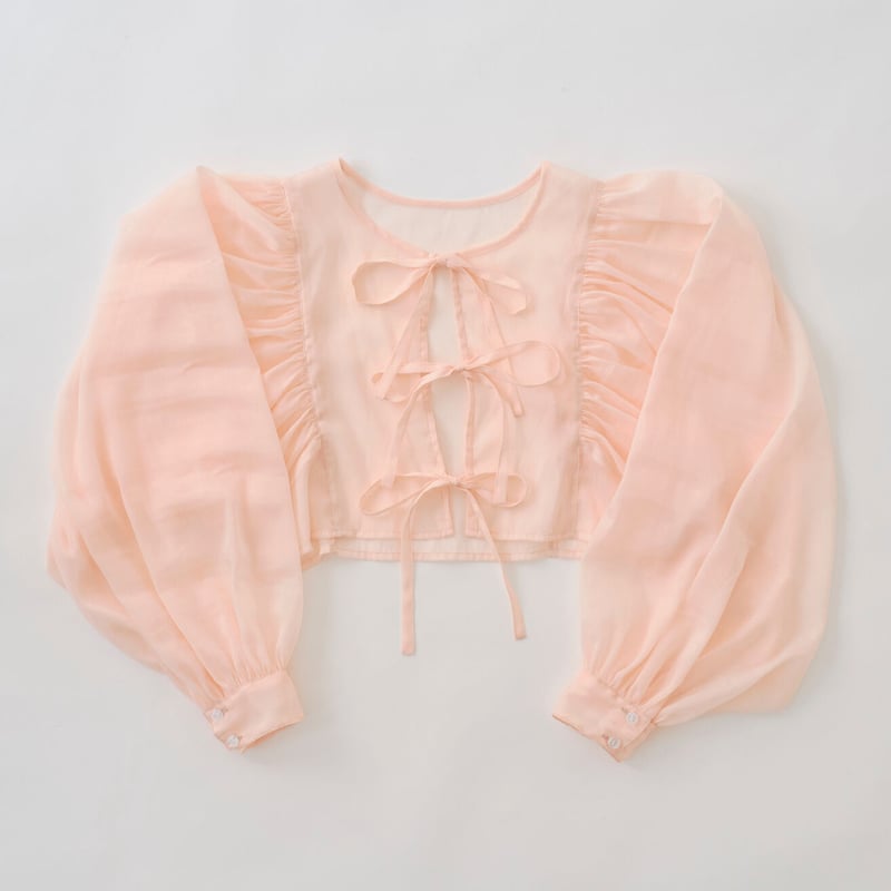 treaturself ribbon tunic blouseリボンブラウス