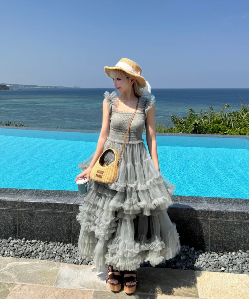 トリートユアセルフ Ballerina blooming tulle dress Ballerina