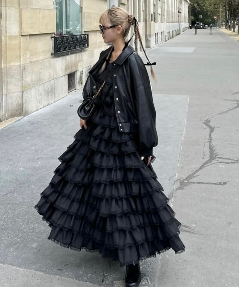 angel wings long dress (black) | Treat ürself angel wings long dress (black) | Treat ürself