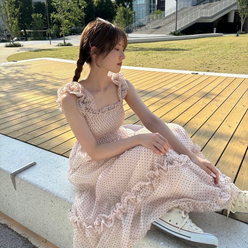 TreatÜrself Ballerina dot tulle onepiece