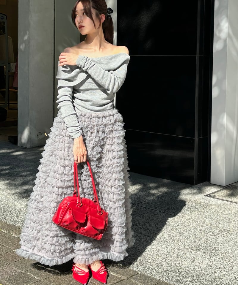 Ballerina” volume tulle long skirt | Treat ürself Ballerina” volume tulle long skirt | Treat ürself