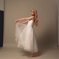 “Ballerina”princess one-piece (white)