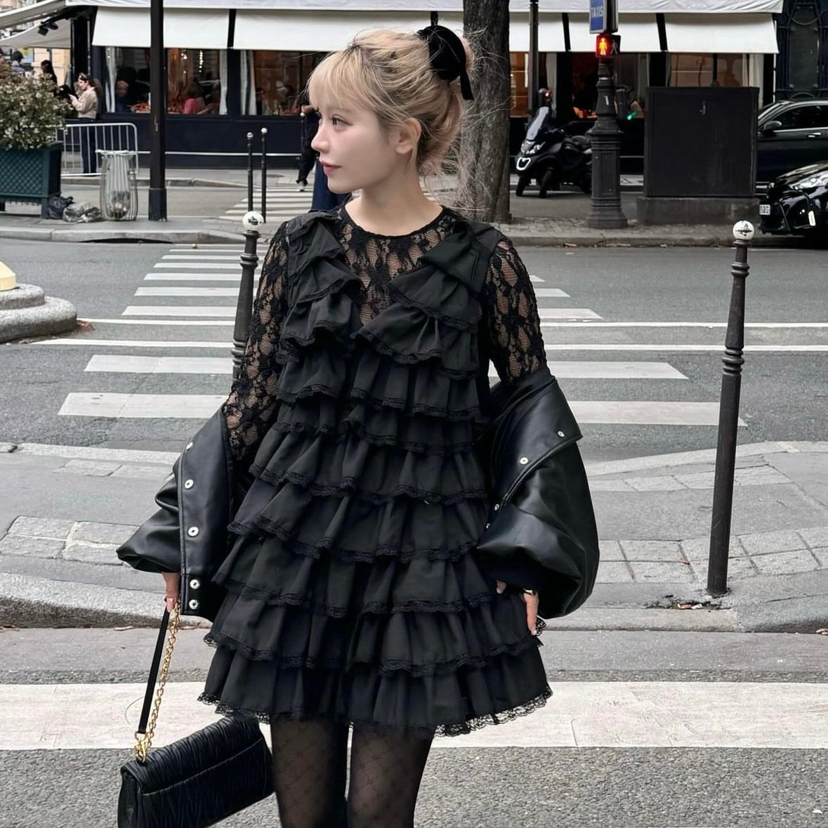 angel wings mini dress (black) | Treat ürself angel wings mini dress (black) | Treat ürself