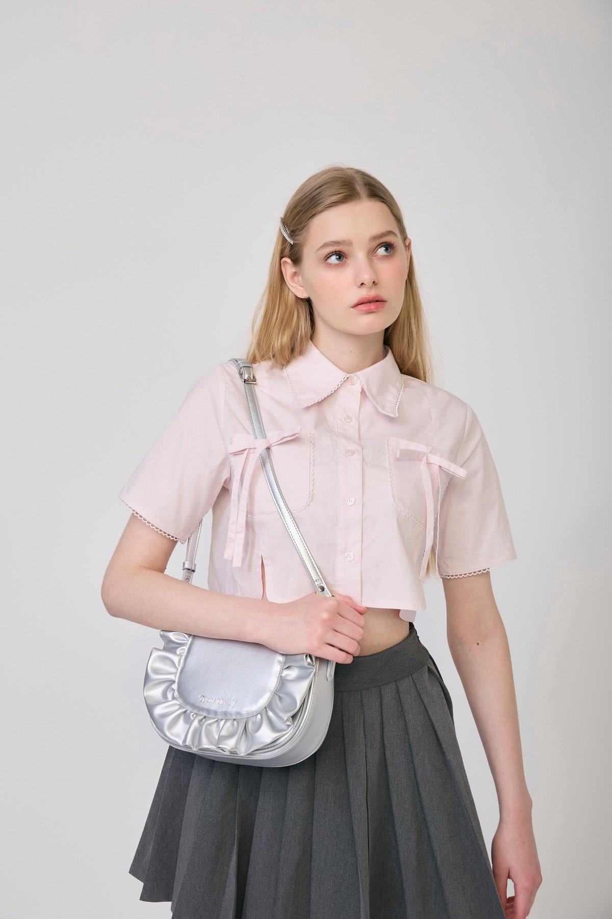 Ballet core cropped summer blouse | Treat ürself