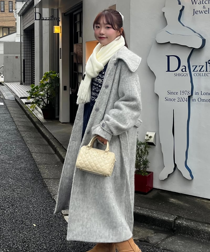 British classical long coat (gray) | Treat ürself 