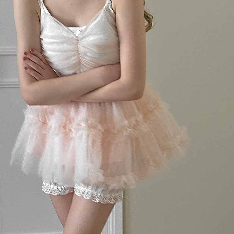 ワンピース ballerina fairy tulle peplum tops pink ballerina fairy tulle peplum tops pink