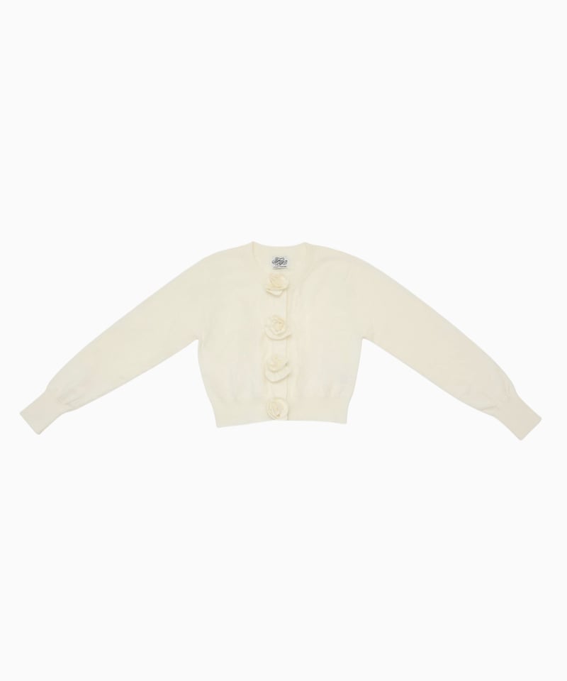 Rose flower motif cardigan | Treat ürself
