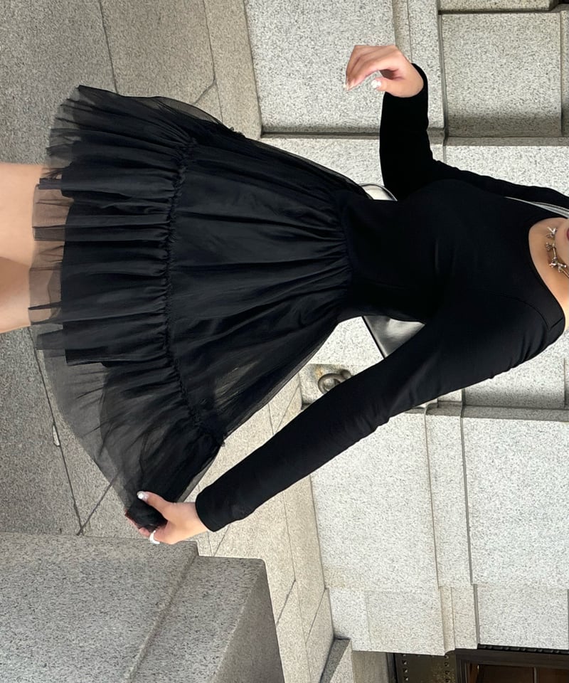 Ballet docking tulle mini dress | Treat ürself Ballet docking tulle mini dress | Treat ürself