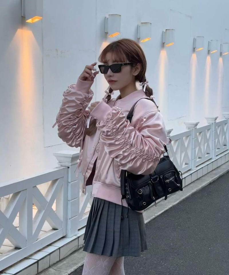 treat ürself Girly ribbon MA-1(pink)
