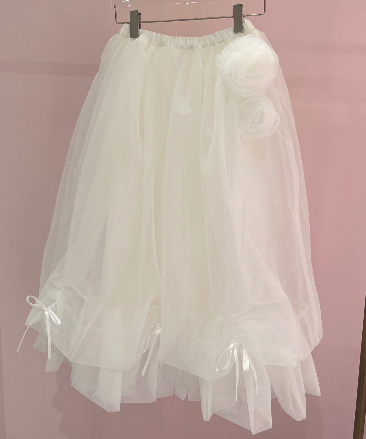 スカート Treaturself Rosemotifribbontulleskirt treatürself Rosemotif ribbon tulle skirt