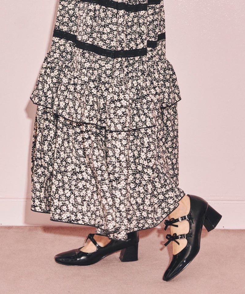 original ribbon girly pumps(black) | Treat ürself original ribbon girly pumps(black) | Treat ürself