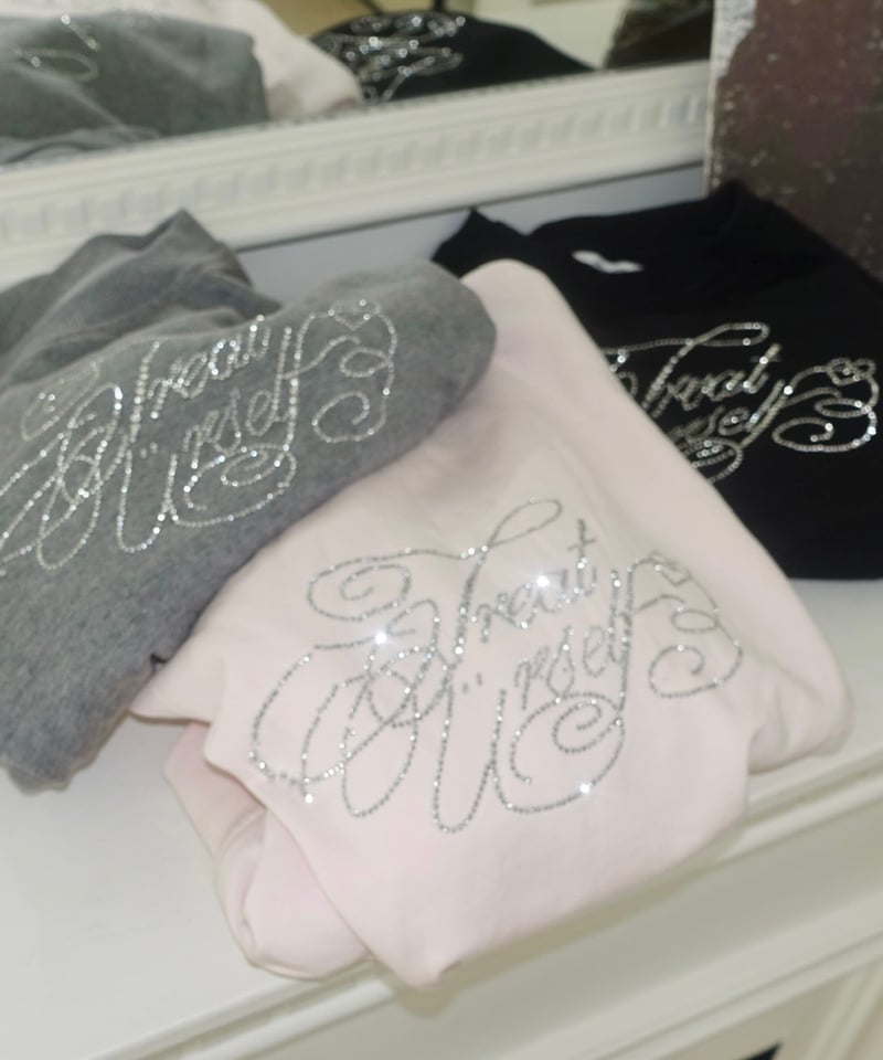 Treat Ürself logo rhinestone sweat | Treat ürself Treat Ürself logo rhinestone sweat | Treat ürself