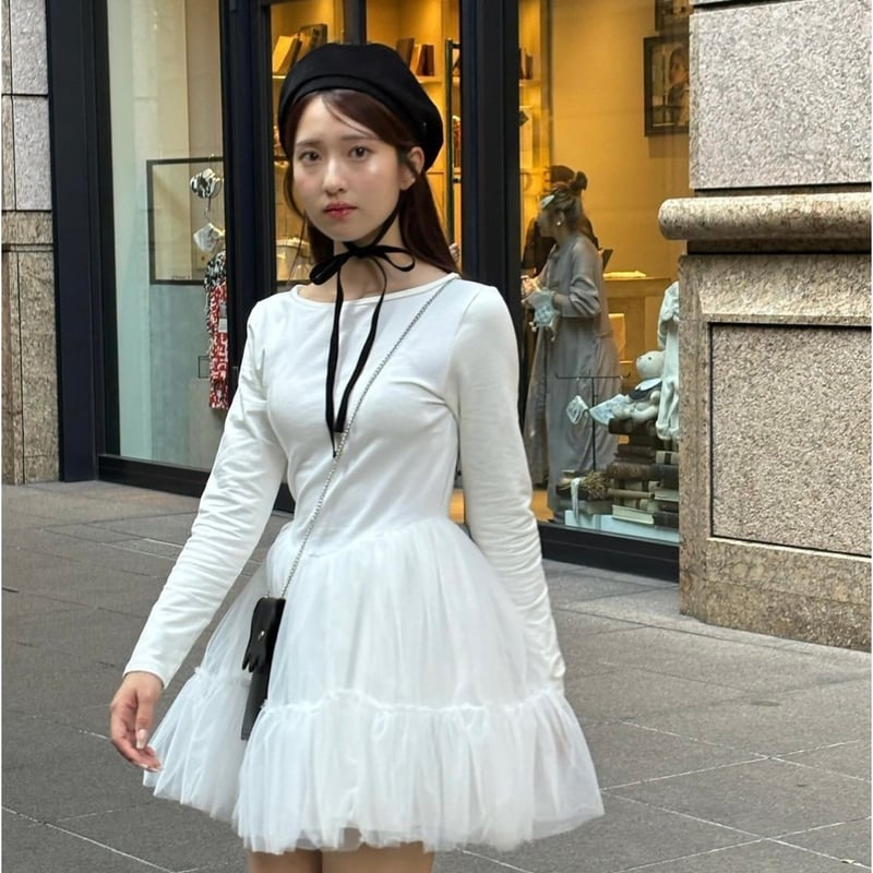 Ballet docking tulle mini dress | Treat ürself