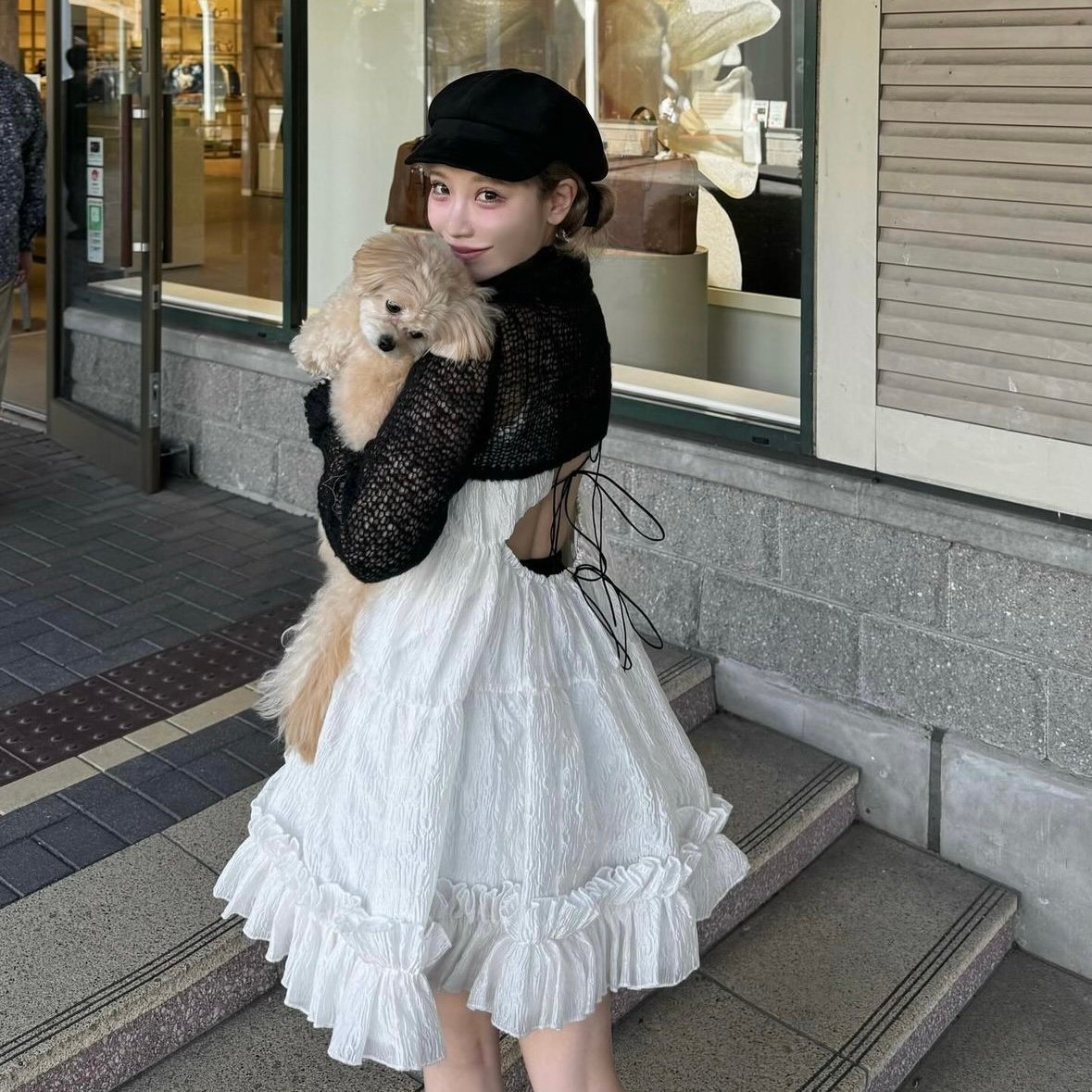 アメルジュ完売商品onepiece×cable ribbon cami set