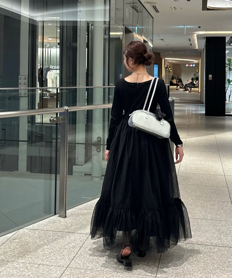 魅力的な tulle docking Ballet long ürself Treat | dress One Piece