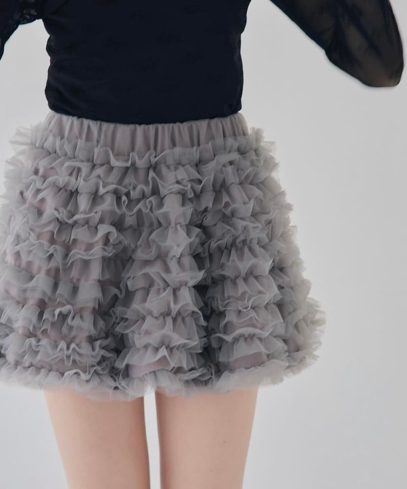 Ballerina” volume tulle balloon skirt | Treat Ballerina” volume tulle balloon skirt | Treat