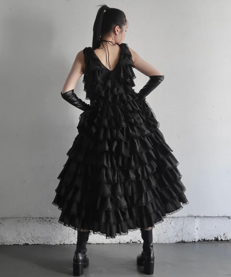 angel wings long dress (black) | Treat ürself angel wings long dress (black) | Treat ürself