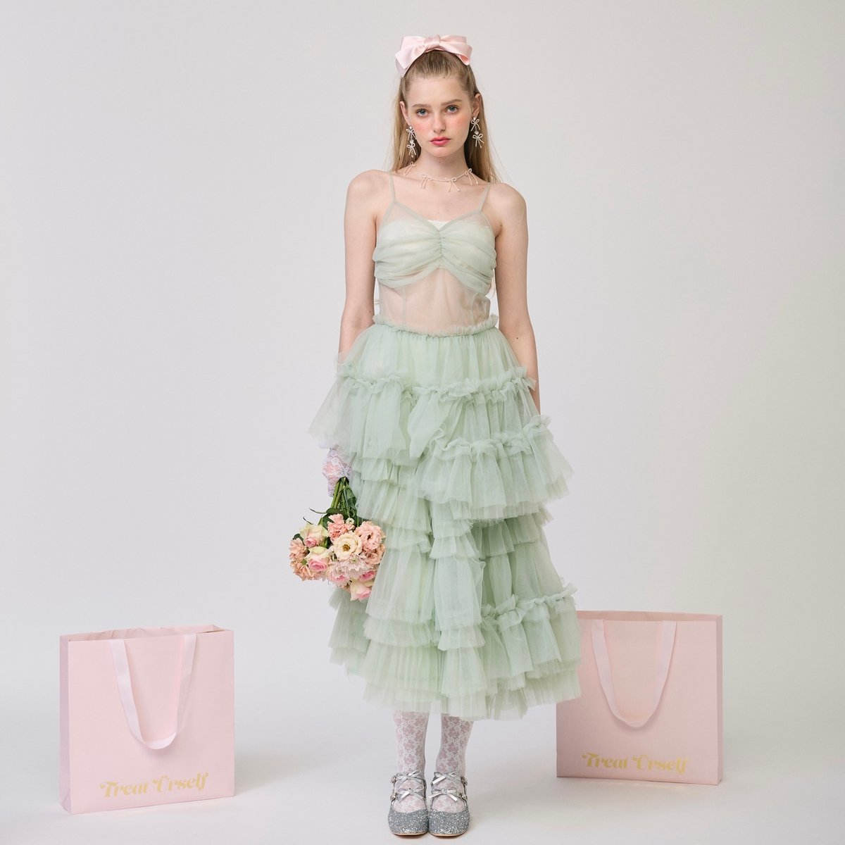 Ballerina” fairy tulle dress(mint) | Treat ürself Ballerina” fairy tulle dress(mint) | Treat ürself