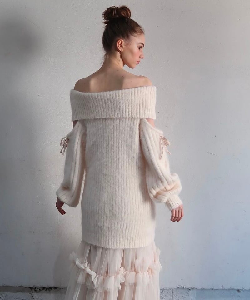 トリートユアセルフ soft girl knit like one-piece トリートユアセルフ soft girl knit like one-piece