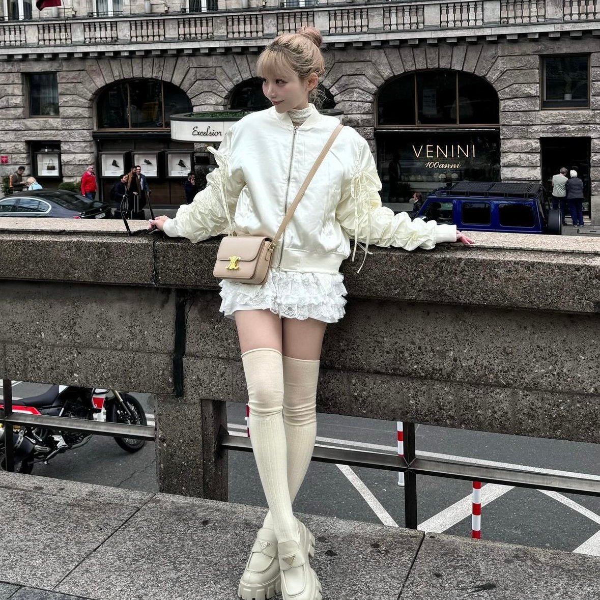 Girly ribbon MA-1(ivory) | Treat ürself Girly ribbon MA-1(ivory) | Treat ürself
