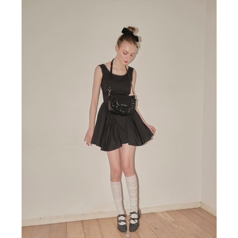 Treat Ürself Black swan mini dress