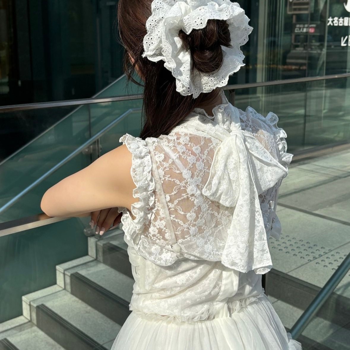 lace ribbon tie tops | Treat ürself