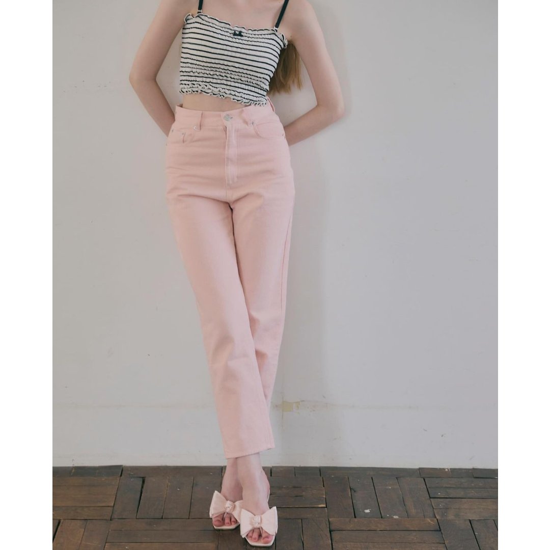 Treat Girl's denim long pants (pink) | Treat ür Treat Girl's denim long pants (pink) | Treat ür