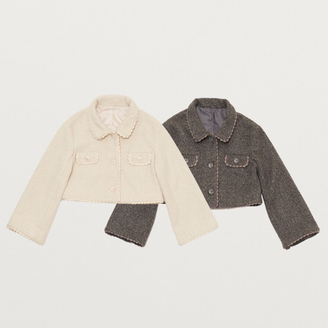 Treat ürself soft girl wool like jaket Treat ürself soft girl wool like jaket 【公式通販】