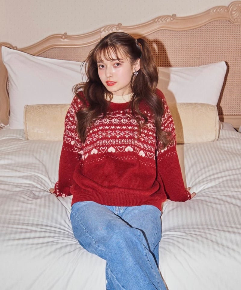 Treat LOVE sweater (red) | Treat ürself