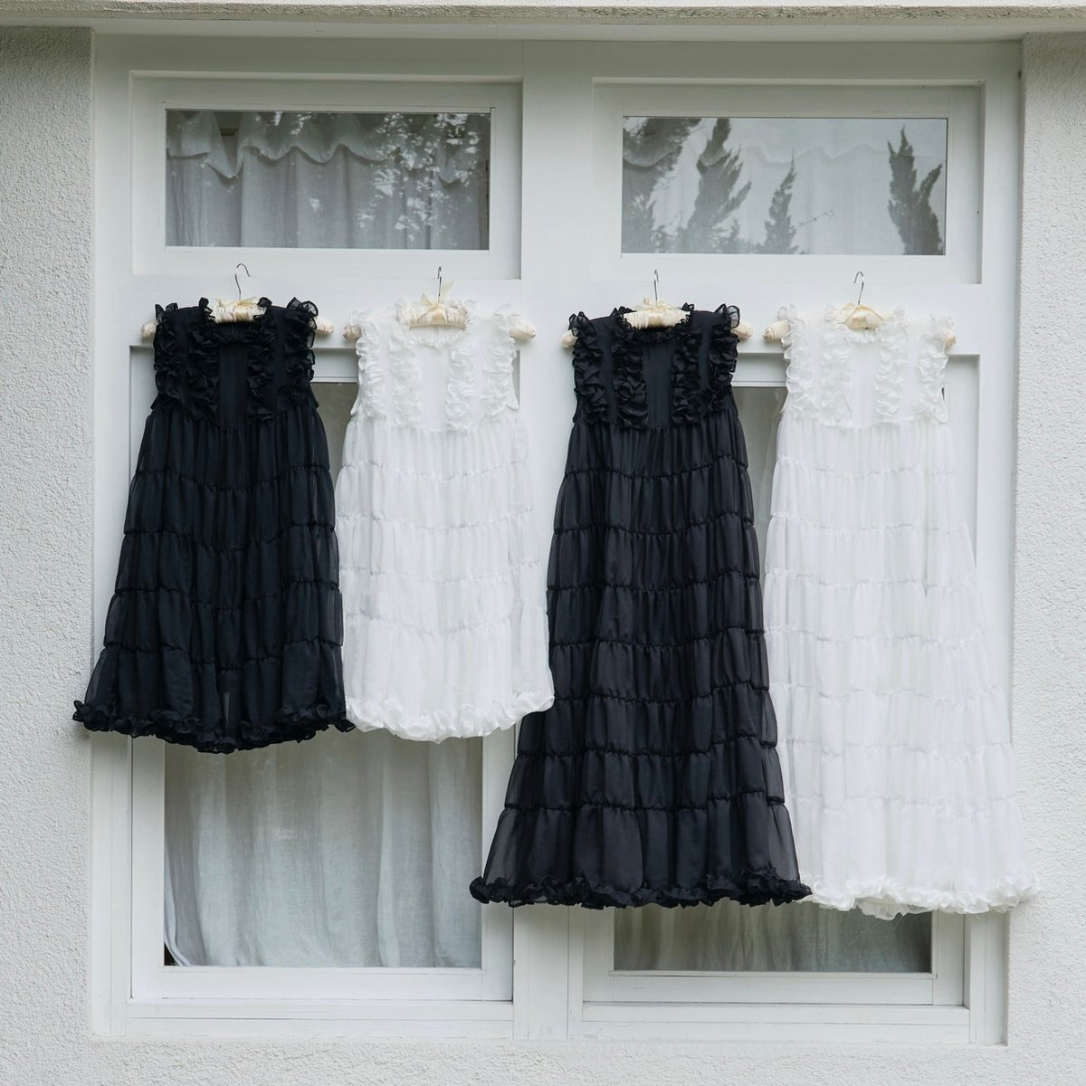 ワンピース Treat Urself / Sheer frill tiered dress 2025年最新】sheer frill tiered dressの人気アイテム - メルカリ