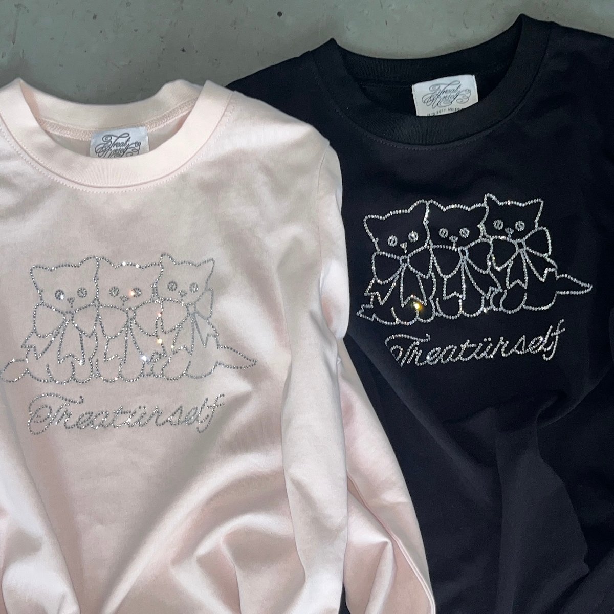 Treat ürself rhinestone T-shirts Treat Ürself rhinestone T-shirts | ファッション通販サイト NUGU