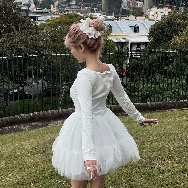 Ballet docking tulle mini dress | Treat ürself
