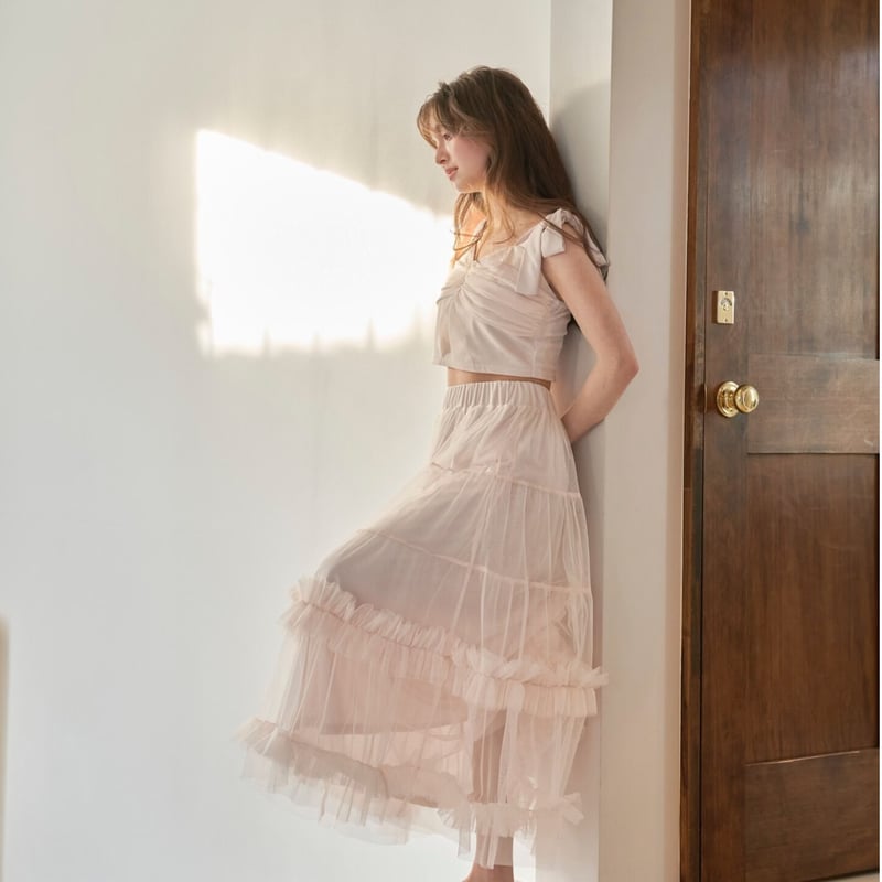 Baby pink hot sale tulle skirt dress