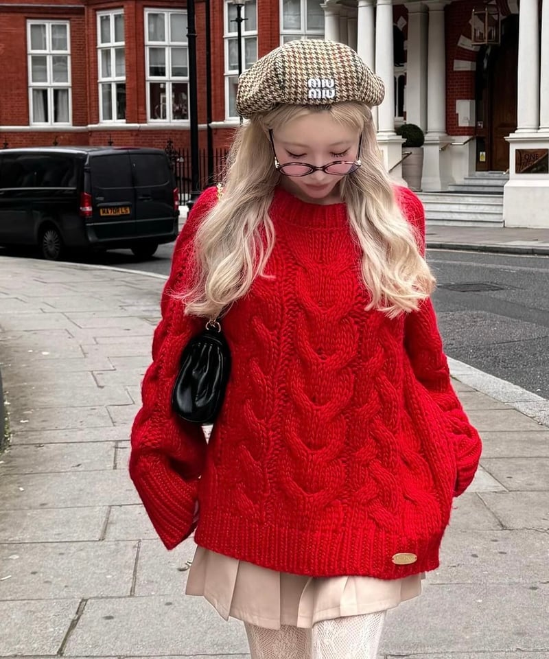 美品 CINOH 5万円 イタリア製生地 ボリュームスリーブブラウス チノ Y