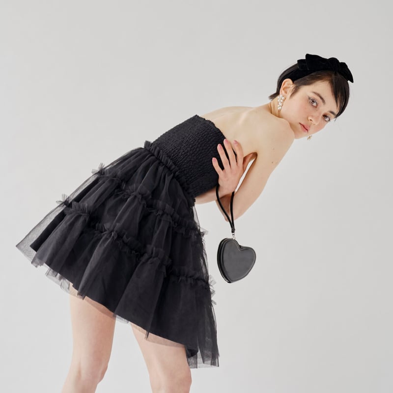 Ballerina tulle mini one-piece (black) | Treat