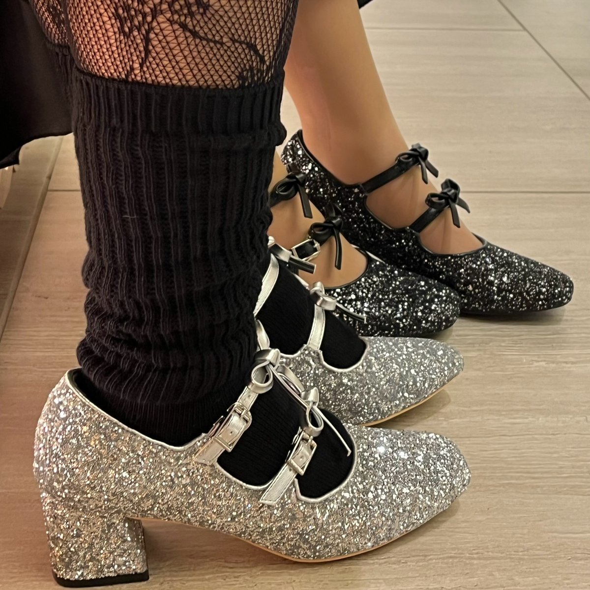 original ribbon glitter pumps (silver) | Treat original ribbon glitter pumps (silver) | Treat