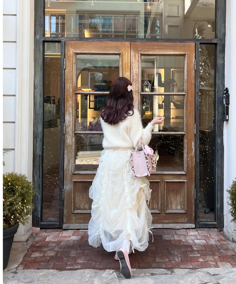 Ballerina” drawstring ribbon skirt ♡さん