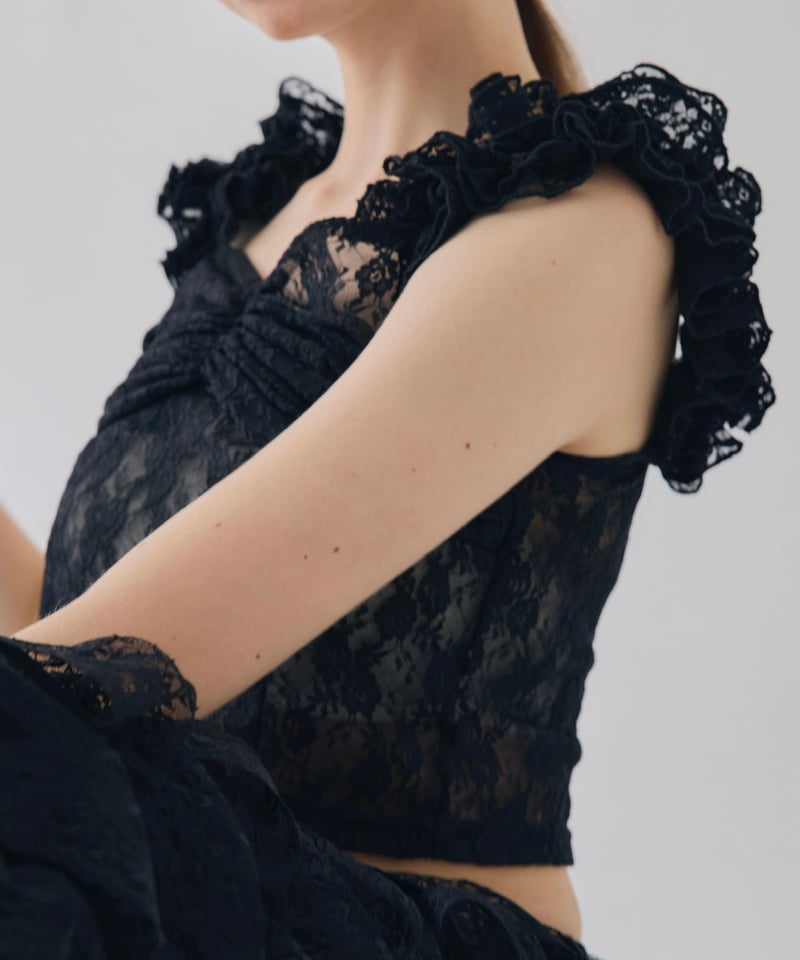 girly lace frill bustier | Treat ürself girly lace frill bustier | Treat ürself