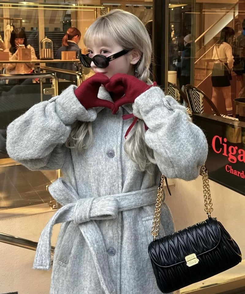 British classical long coat (gray) | Treat ürself