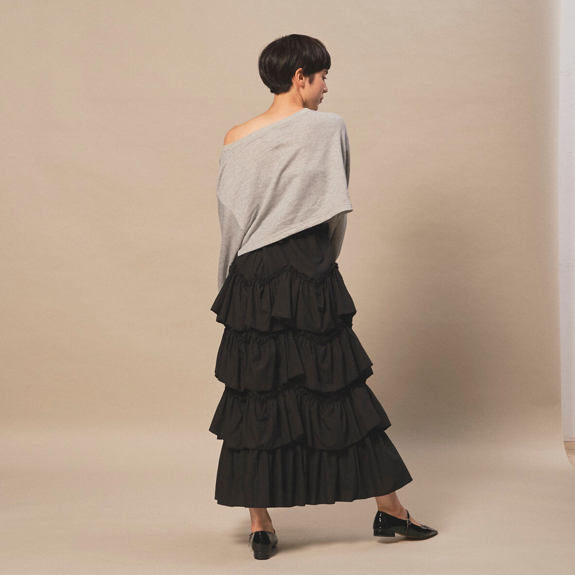 Ballerina pure tiered skirt (black) | Treat ürself Ballerina pure tiered skirt (black) | Treat ürself