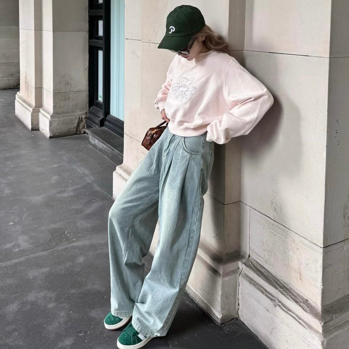 tuck loose denim pants | Treat ürself