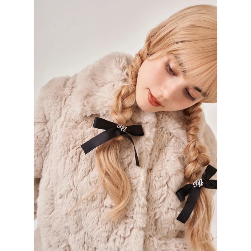 Treat Urself bunny curly fur coat ファーコート treat urself】bunny curly fur coat