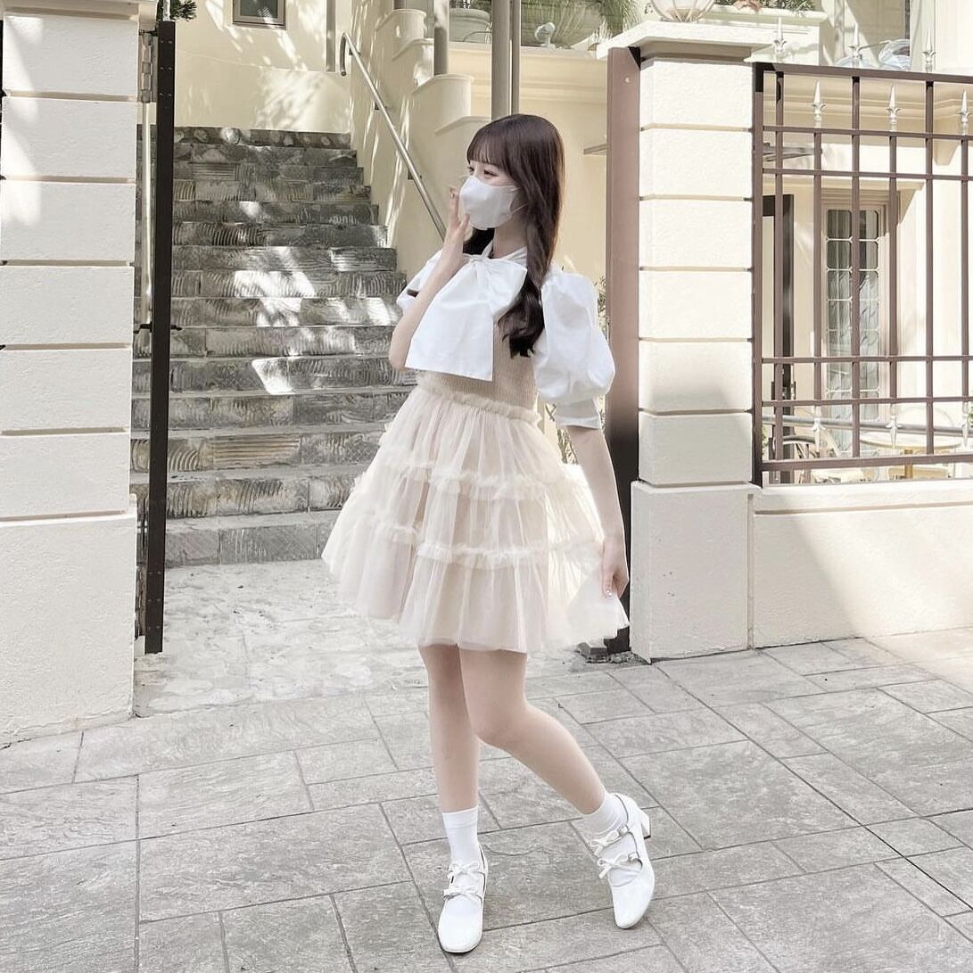 ワンピース Ballerina tulle mini one-piece Treat Ürself spring/summer collection 2023 Ballerina series