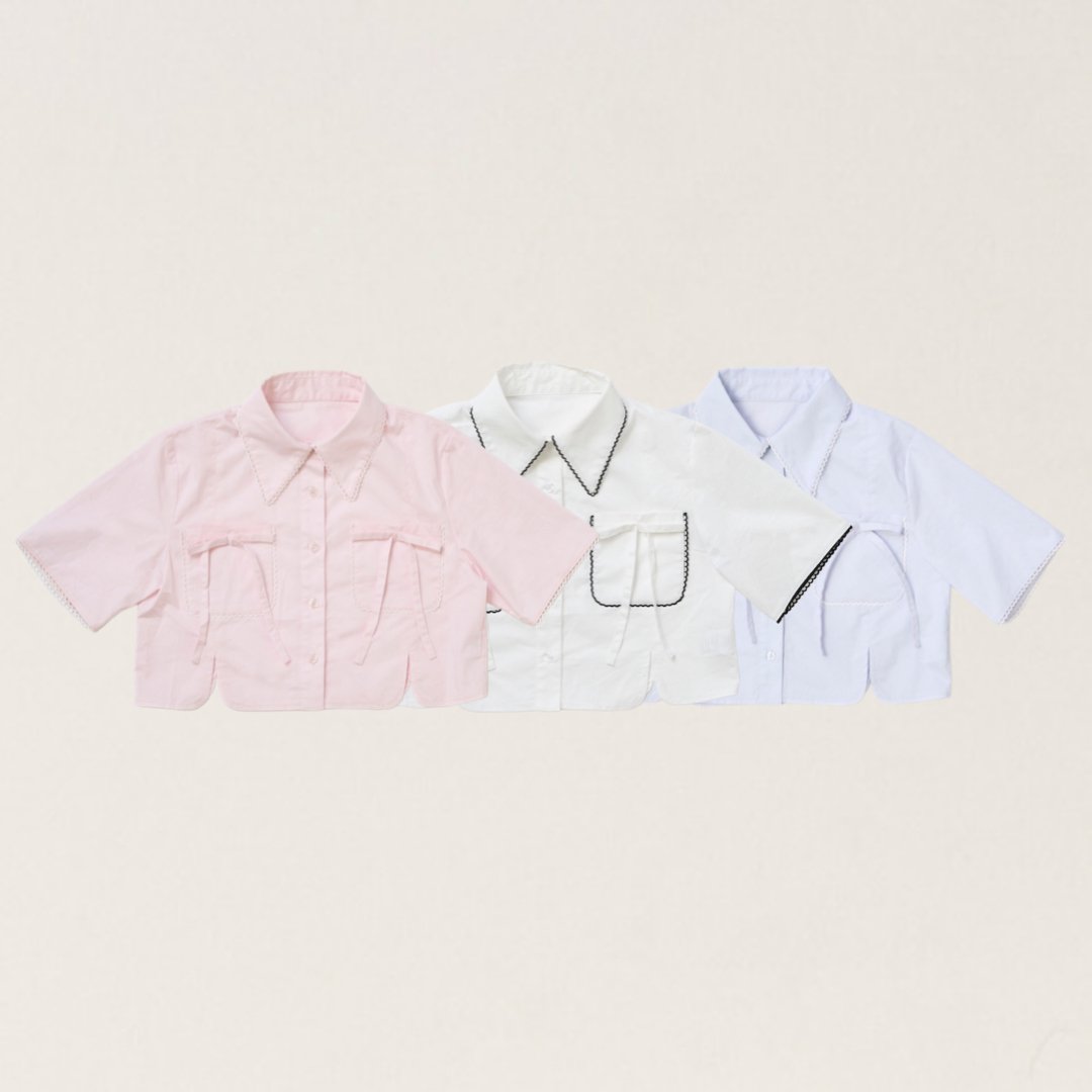 Ballet core cropped summer blouse | Treat ürself