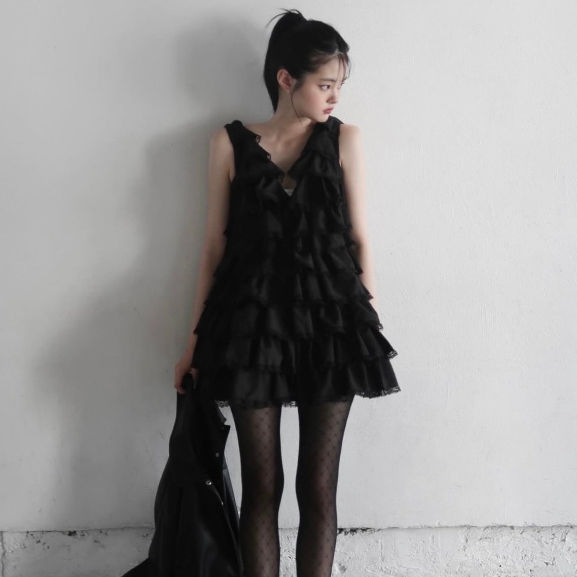 angel wings mini dress (black) | Treat ürself angel wings mini dress (black) | Treat ürself